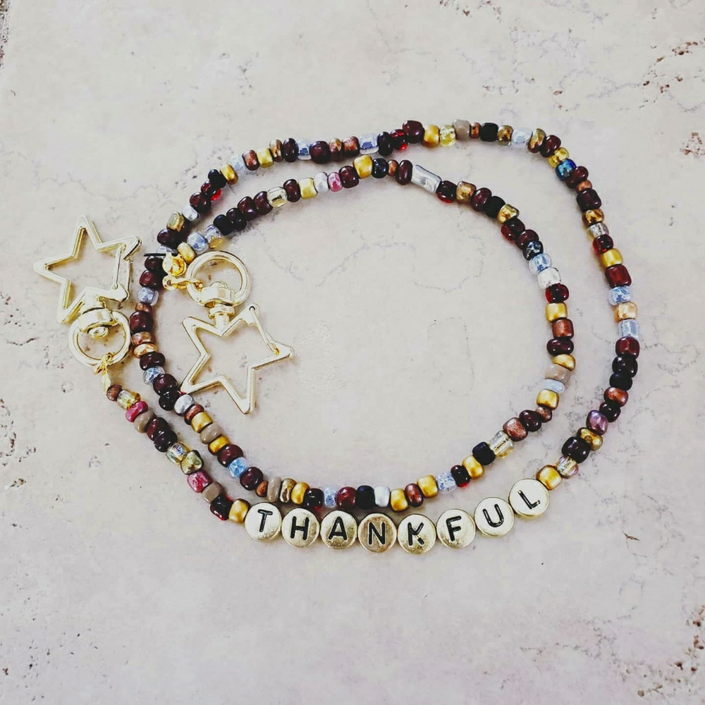 Thankful Mask/necklace chain
